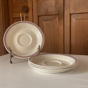 Vintage Corelle “Abundance” Saucers, Set of 4